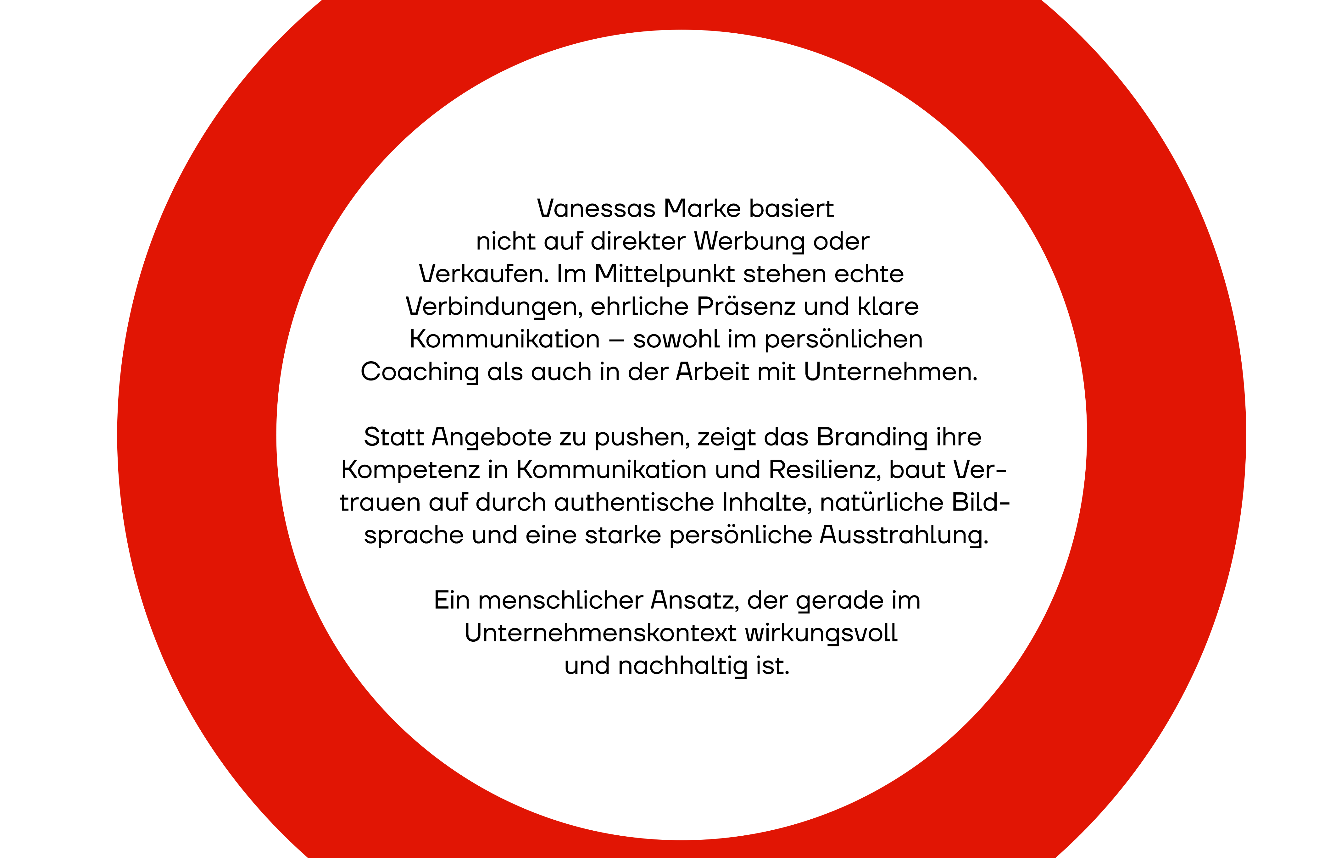 Closing brand manifesto for Vanessa Veith